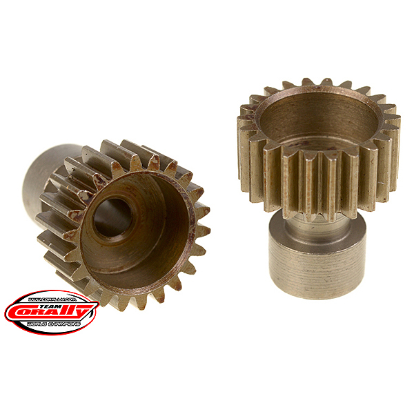 Corally 48 Dp Pinion Long Boss Hardened Steel 22 Teeth Dia. 3.17mm