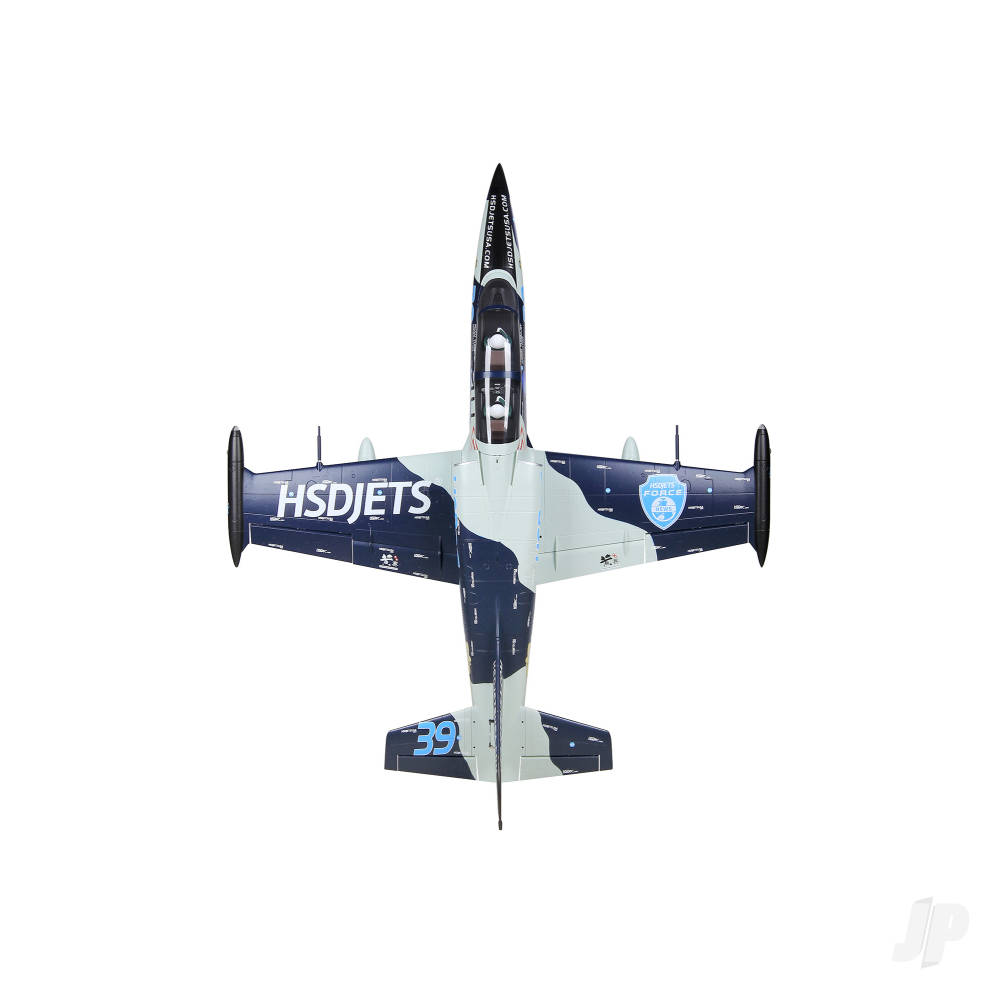 L-39 6kg Turbine Foam Jet, Blue Camo (PNP + Smoke, no turbine) XT60-3