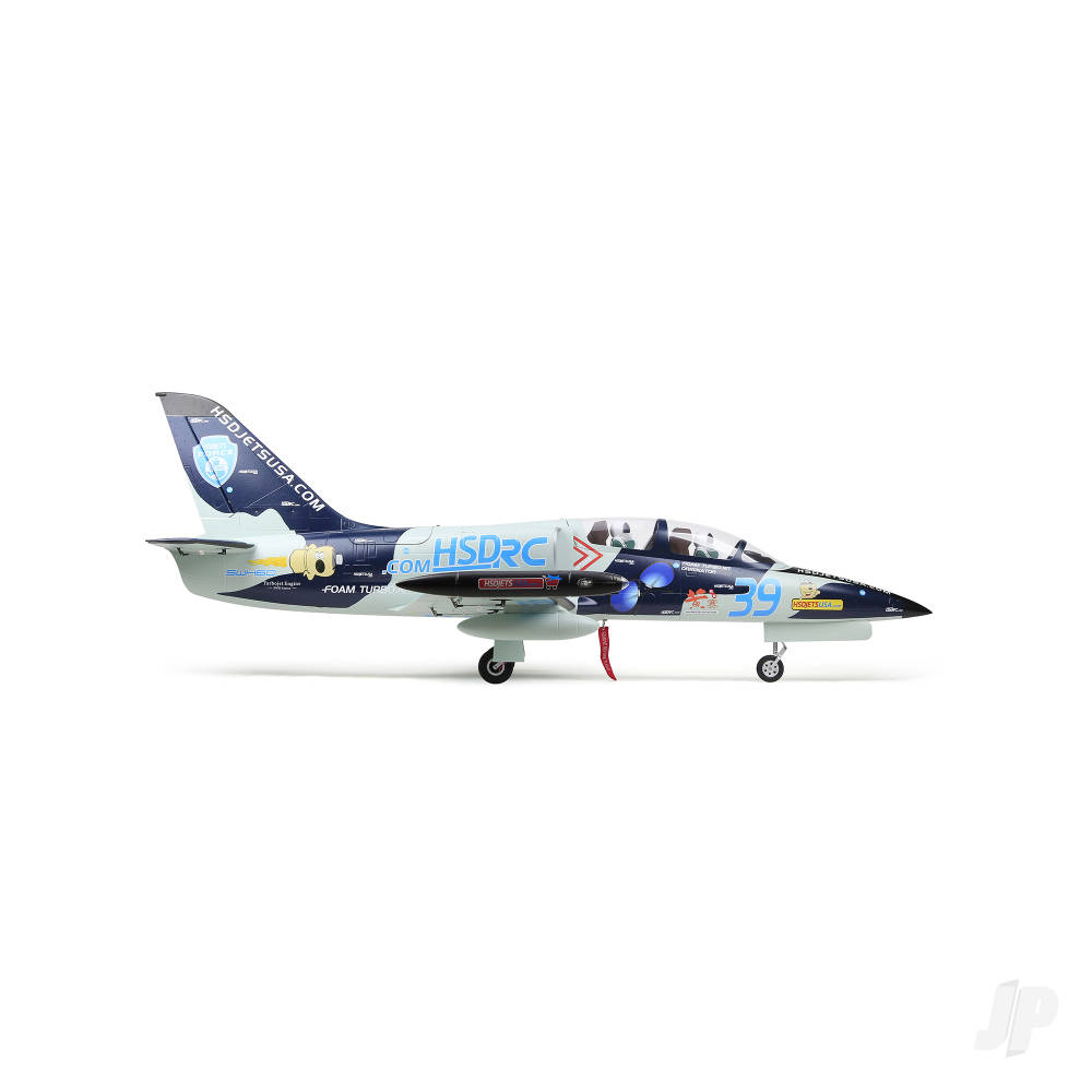 L-39 6kg Turbine Foam Jet, Blue Camo (PNP + Smoke, no turbine) XT60-5