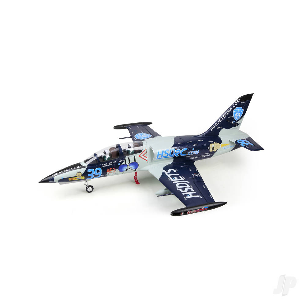 L-39 6kg Turbine Foam Jet, Blue Camo (PNP + Smoke, no turbine) XT60-6