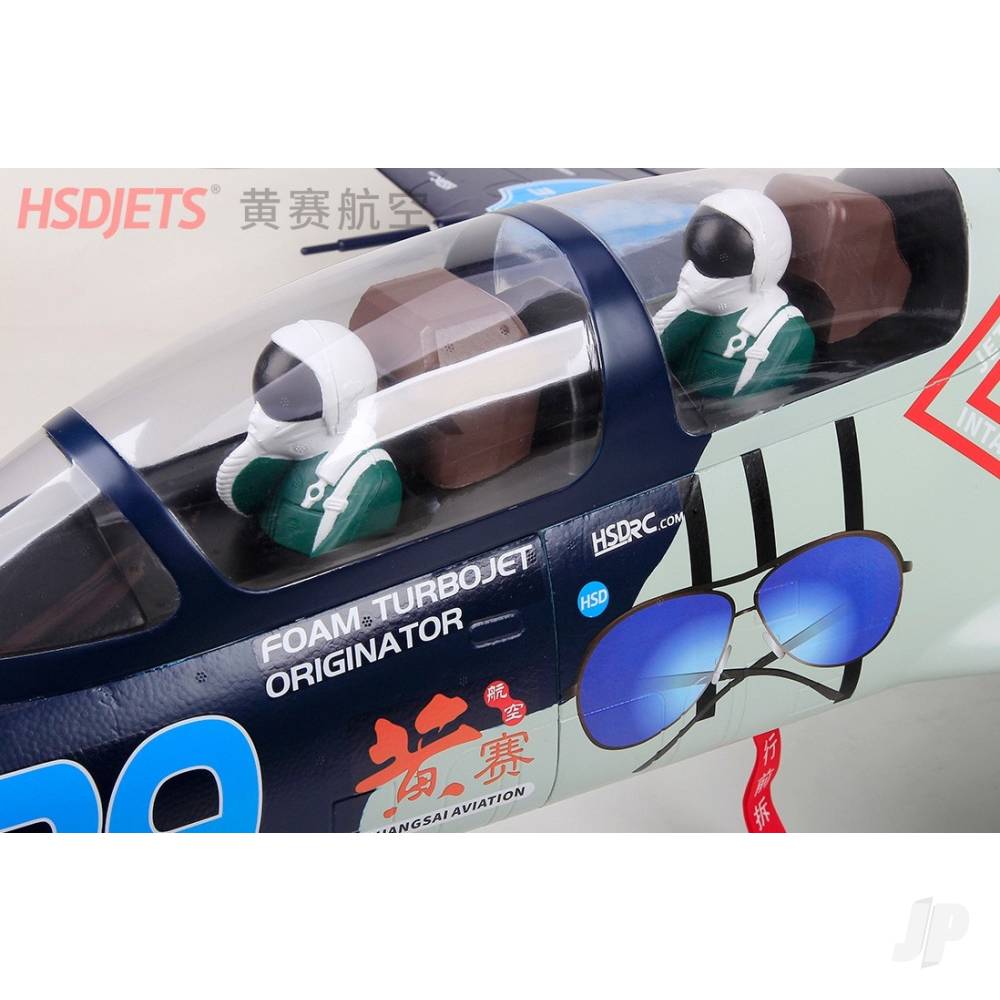 L-39 6kg Turbine Foam Jet, Blue Camo (PNP + Smoke, no turbine) XT60-13