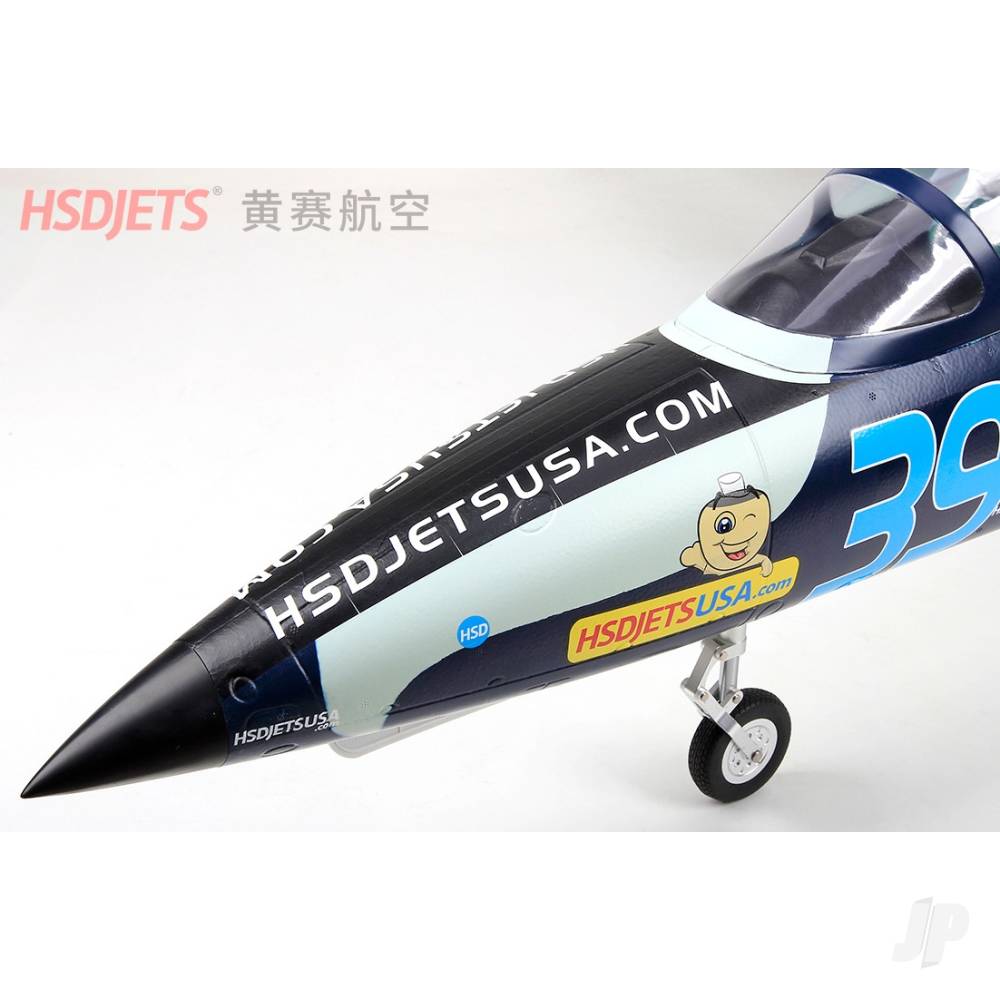 L-39 6kg Turbine Foam Jet, Blue Camo (PNP + Smoke, no turbine) XT60-14