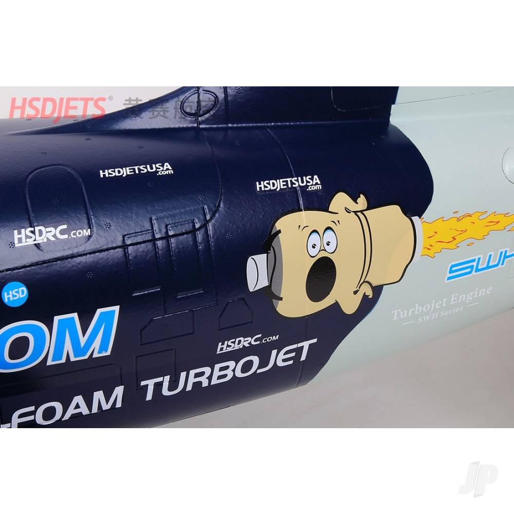 L-39 6kg Turbine Foam Jet, Blue Camo (Kit)-10