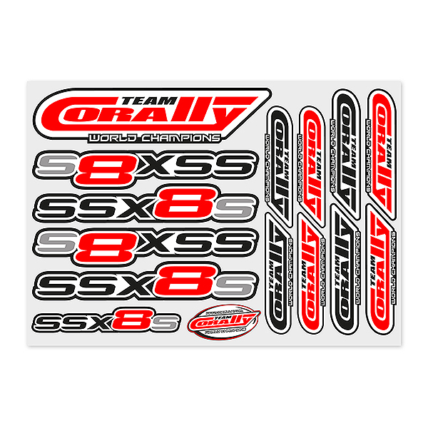 Corally Stickersheet Ssx8s Precut 210x148mm 1 Pc
