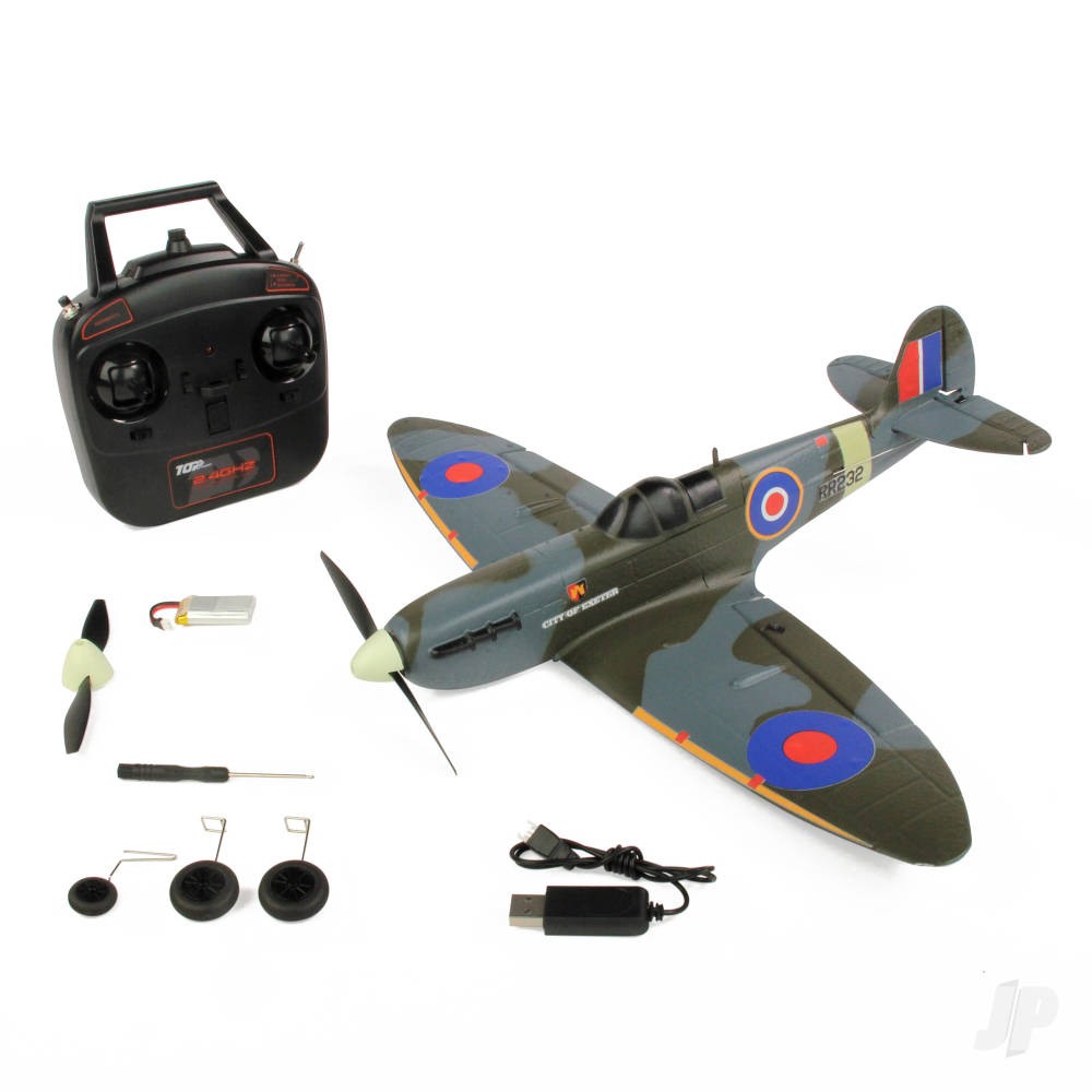 Top RC Mini Spitfire RTF – Mode 1 (450mm)-2