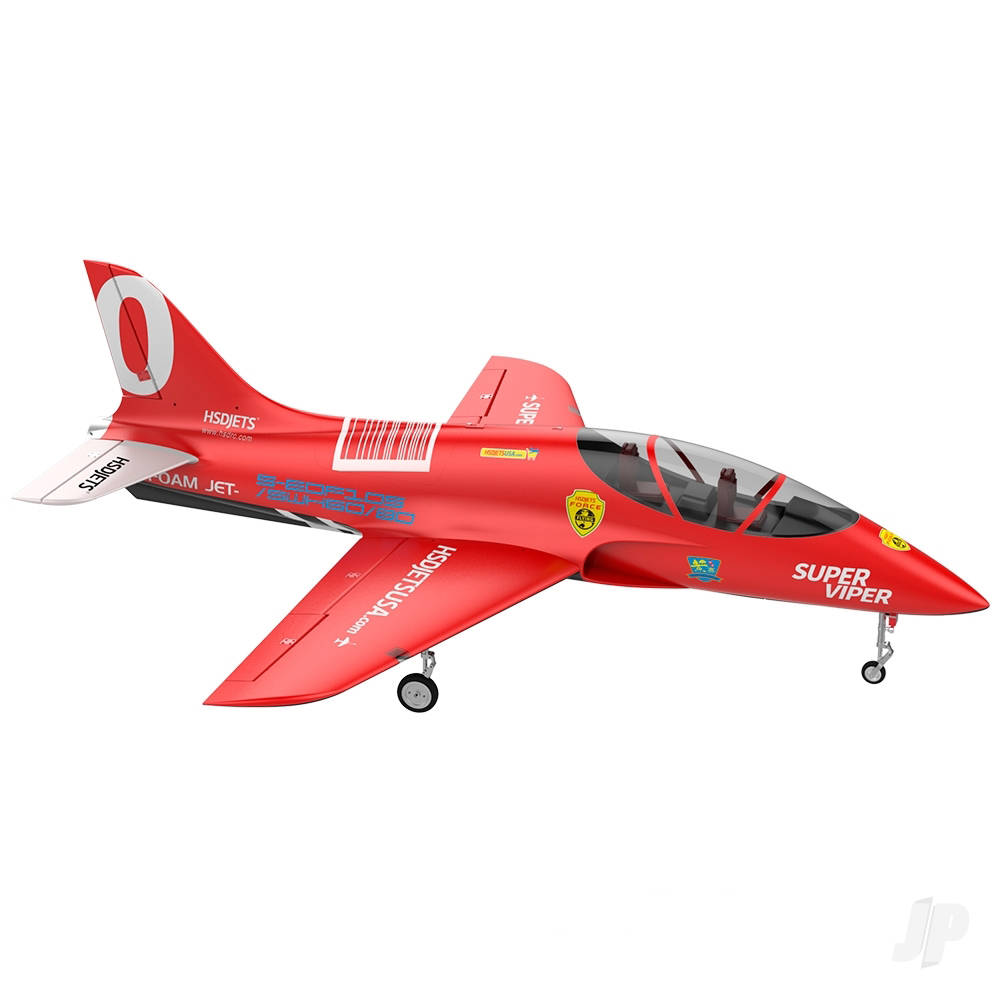 Super Viper 6kg Turbine Foam Jet, Red (PNP + Smoke, no turbine)-3