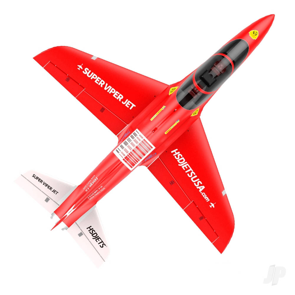 Super Viper 6kg Turbine Foam Jet, Red (PNP + Smoke, no turbine)-4