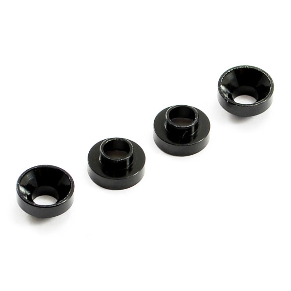 Centro Aluminium Servo Mount Collars (4) - Black