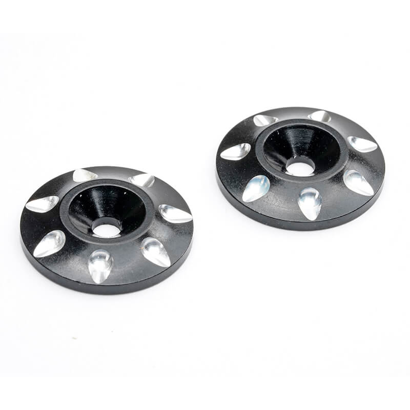 Centro 1/8th Wing Washers - Black