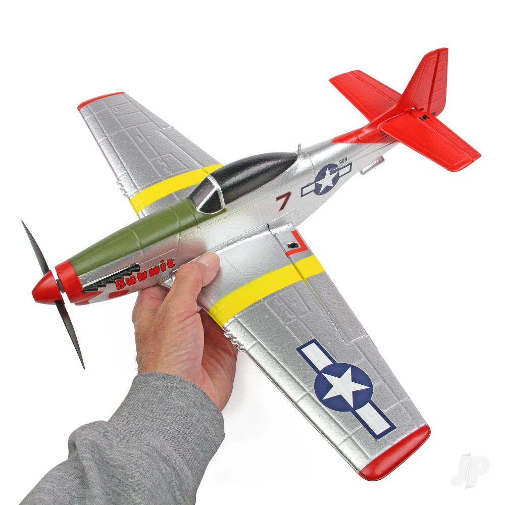 Top RC Mini P-51 (Red Tail) RTF – Mode 1 (450mm)-5