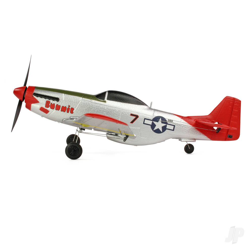 Top RC Mini P-51 (Red Tail) RTF – Mode 1 (450mm)-7