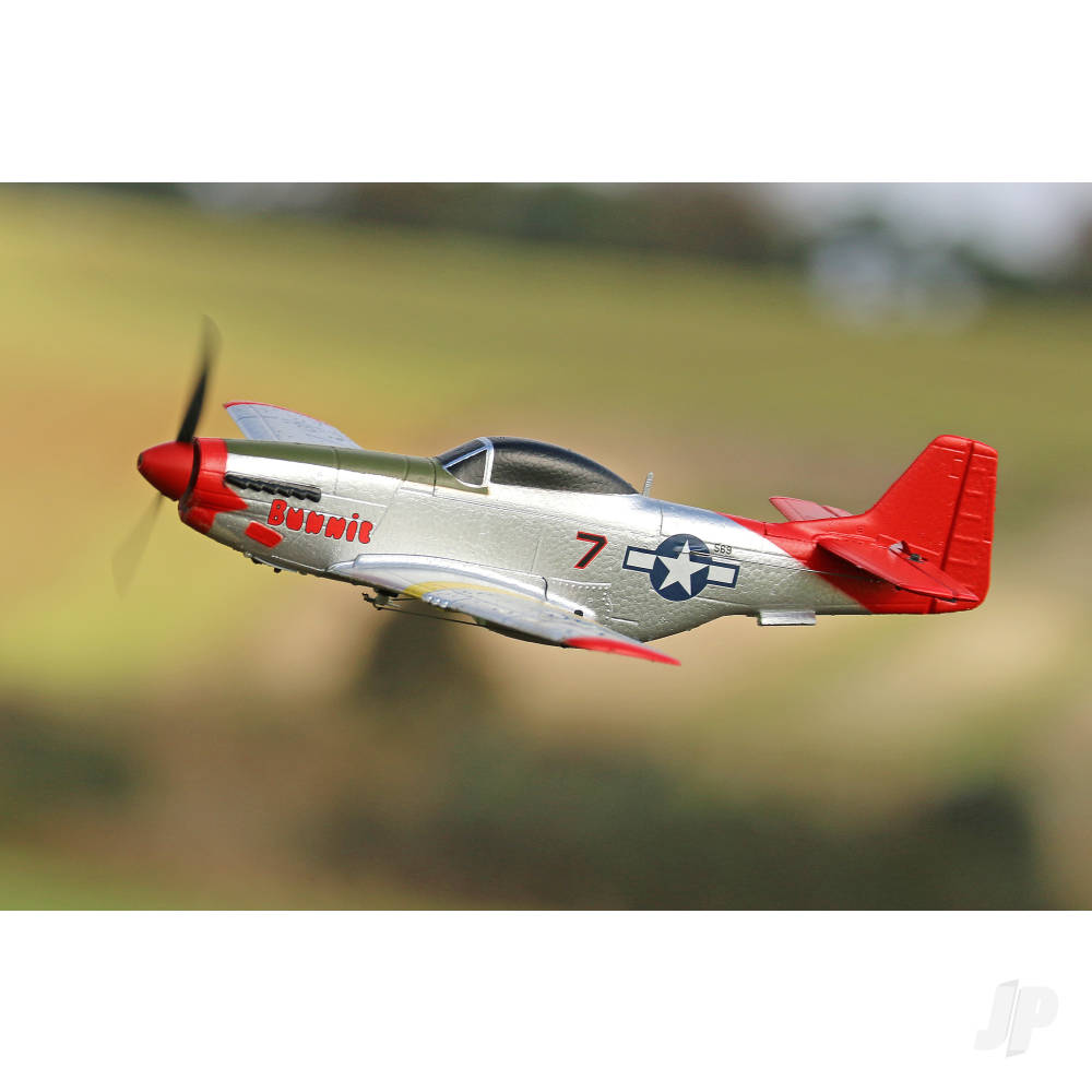 Top RC Mini P-51 (Red Tail) RTF – Mode 1 (450mm)-14