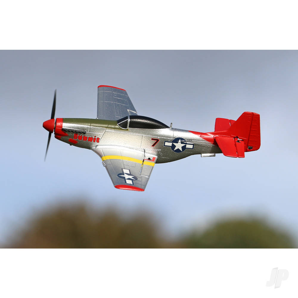 Top RC Mini P-51 (Red Tail) RTF – Mode 1 (450mm)-15