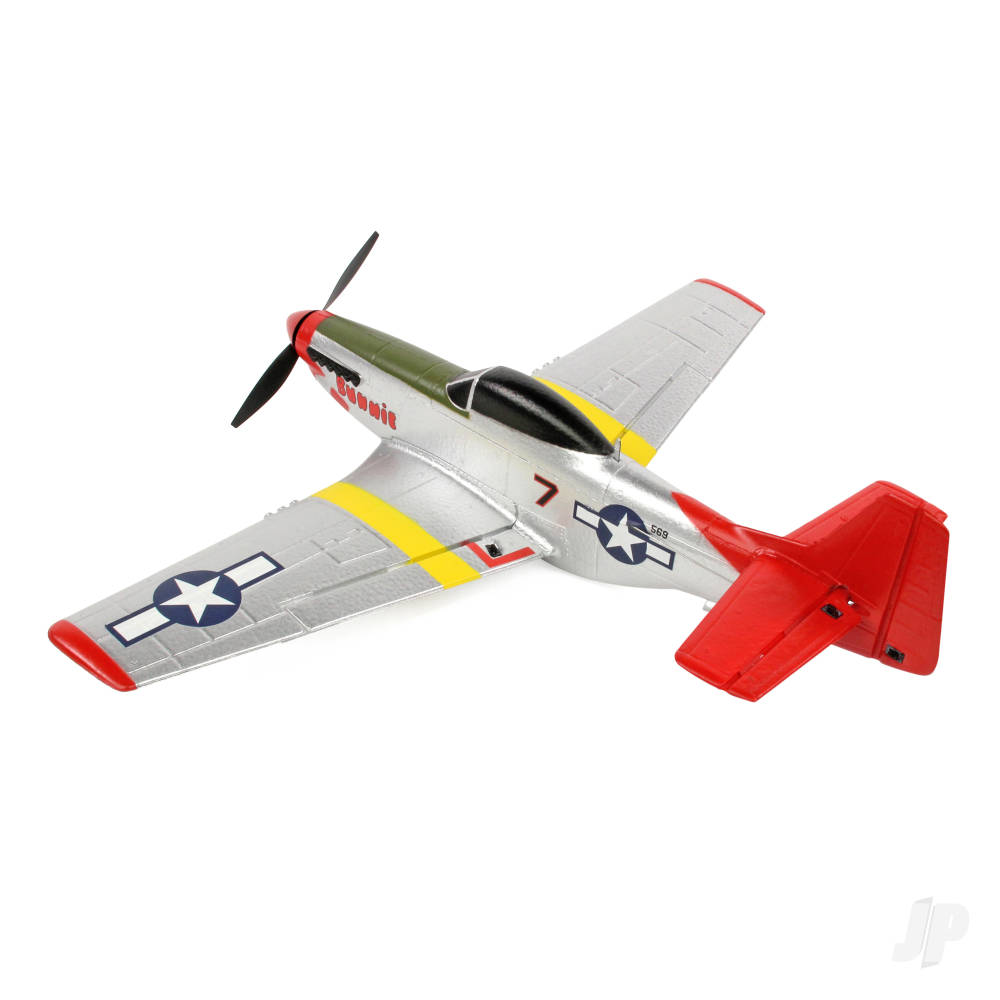 Top RC Mini P-51 (Red Tail) RTF – Mode 2 (450mm)-10