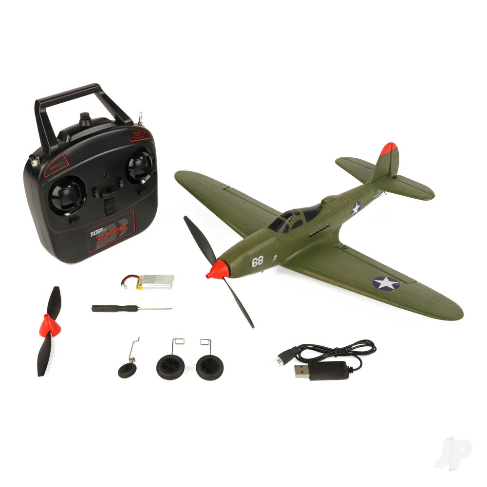 Top RC Mini P-39 RTF – Mode 1 (400mm)-2