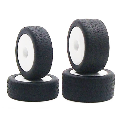 Carisma Gt24b White Wheels/ Tyres Mounted