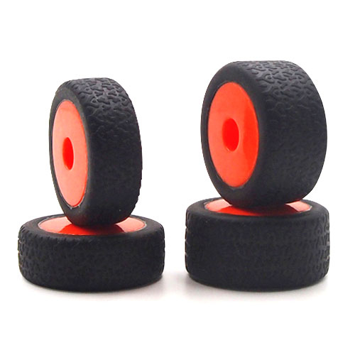 Carisma Gt24b Orange Wheels/ Tyres Mounted