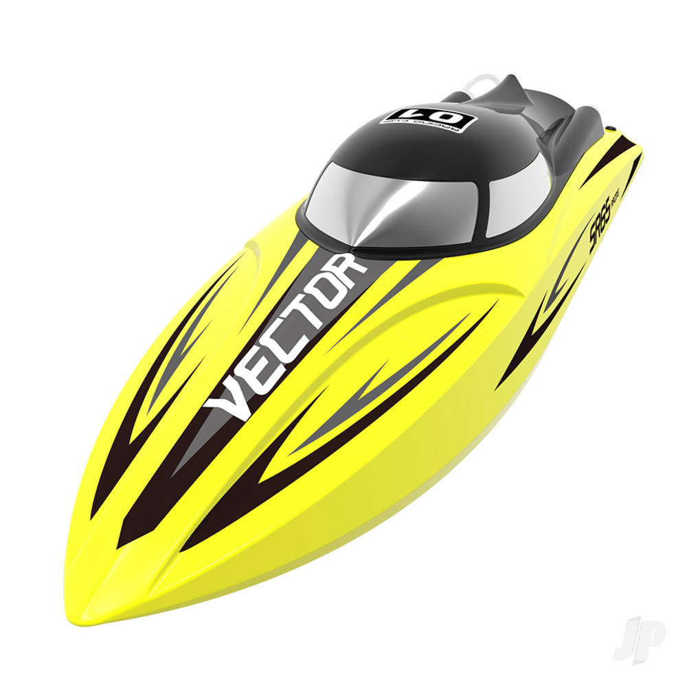 Volantex Vector SR65 Brushed RTR Racing Boat (Yellow)