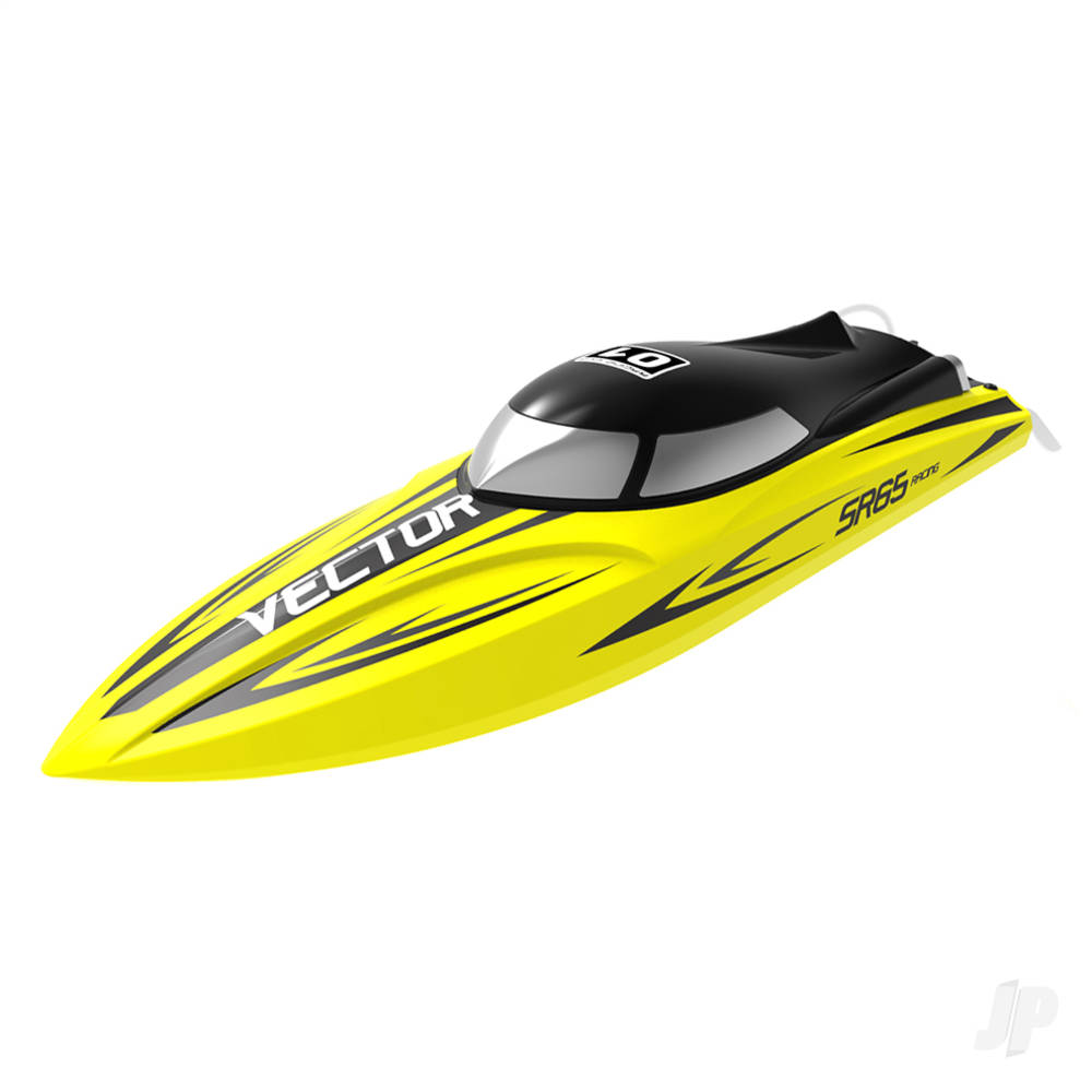 Volantex Vector SR65 Brushed RTR Racing Boat (Yellow)-4