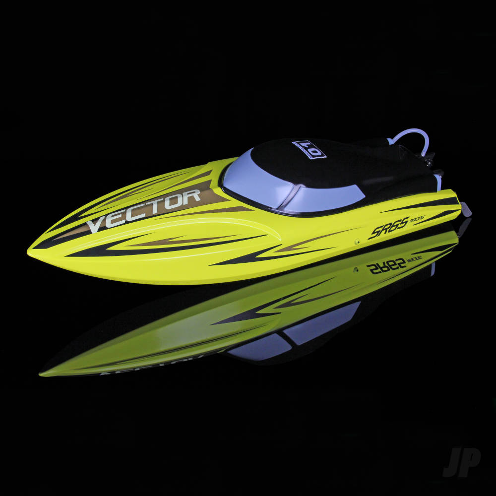Volantex Vector SR65 Brushed RTR Racing Boat (Yellow)-6