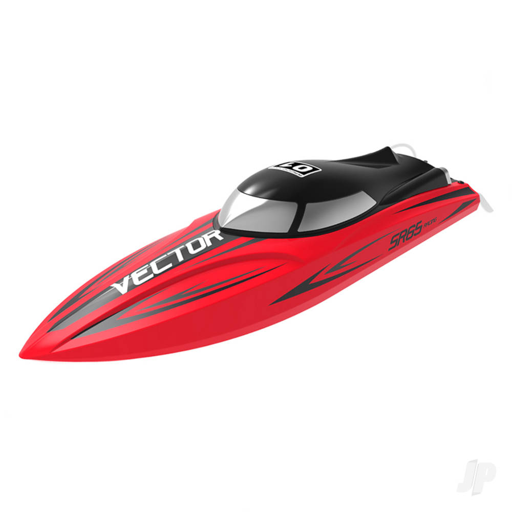 Volantex Vector SR65 Brushed RTR Racing Boat (Red)-4
