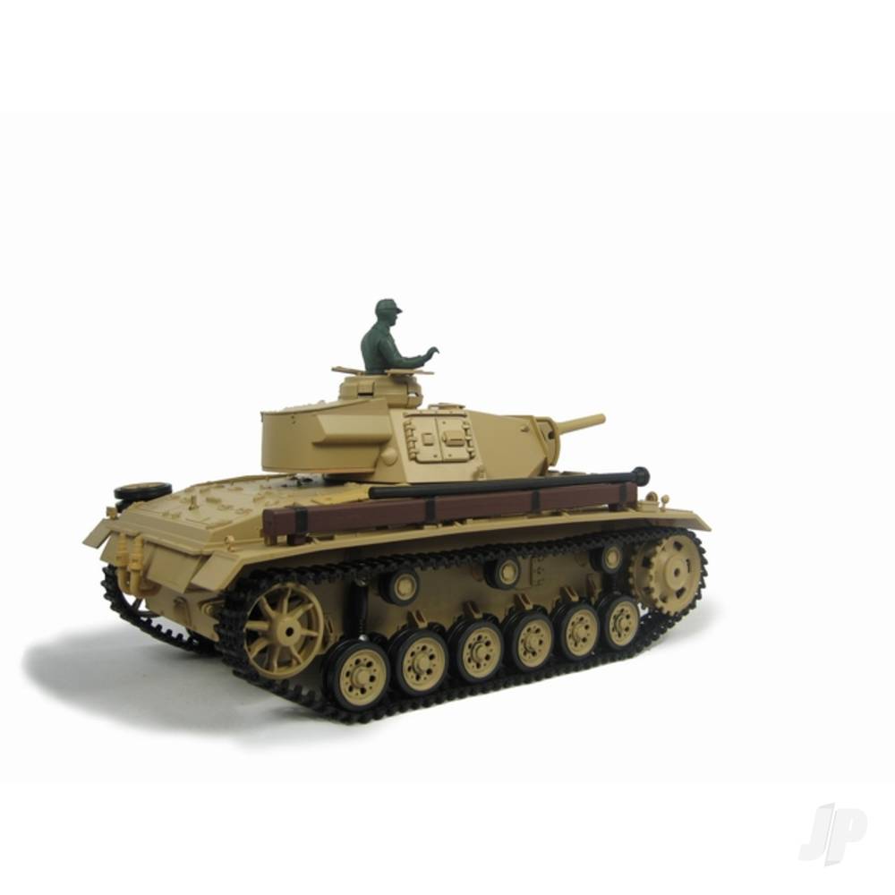 1:16 German Tauch Panzer III (2.4GHz + Shooter + Smoke + Sound)-5