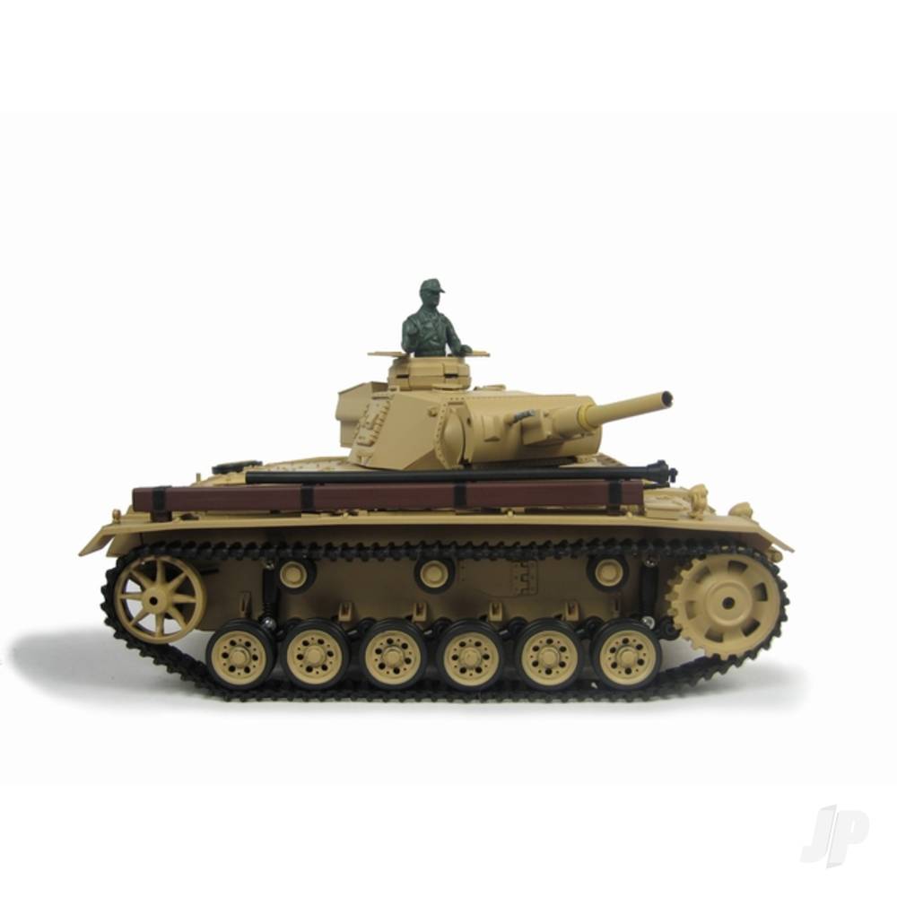 1:16 German Tauch Panzer III (2.4GHz + Shooter + Smoke + Sound)-6