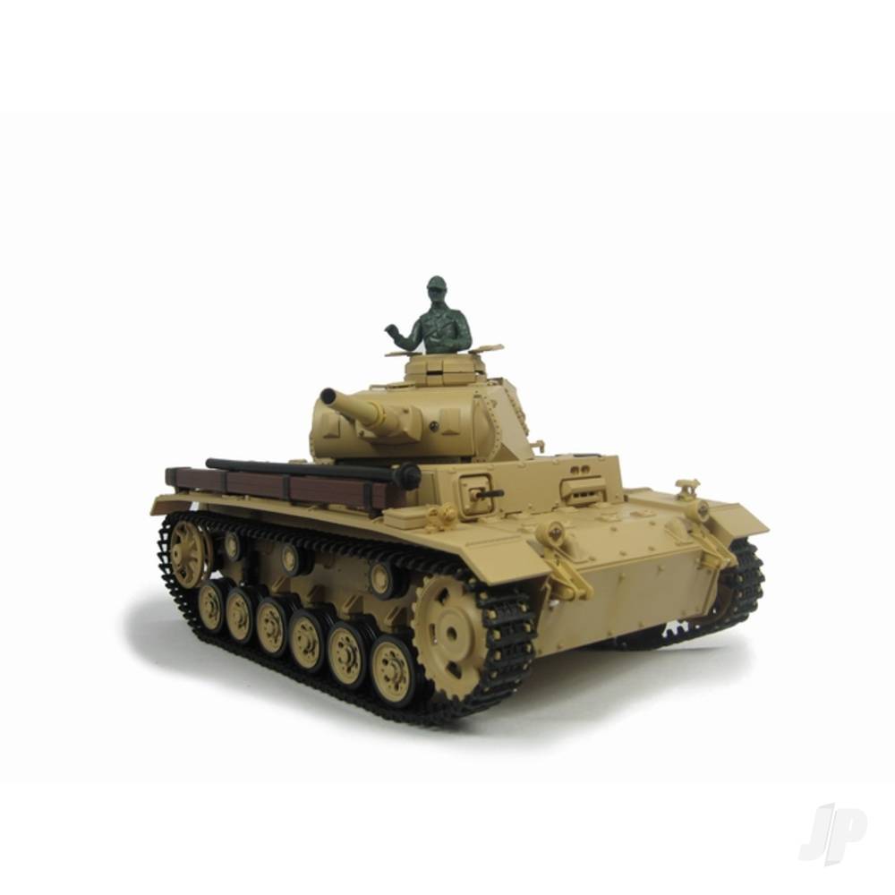 1:16 German Tauch Panzer III (2.4GHz + Shooter + Smoke + Sound)-7