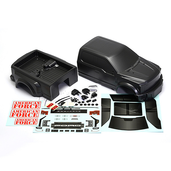 cen-racing-ford-f-450-sd-complete-body-set-grey-titanium