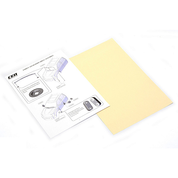 Cen Racing Ford F-450 Sd Front Clear Body (front Only)