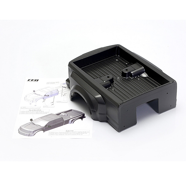 Cen Racing Ford F-450 Sd Truck Bed (grey Titanium, Bed Only)