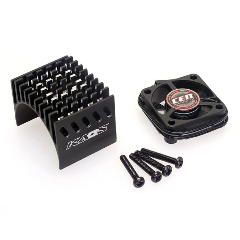 Cen Racing Aluminium Heatsink Black (1/8th Puma Rally1)