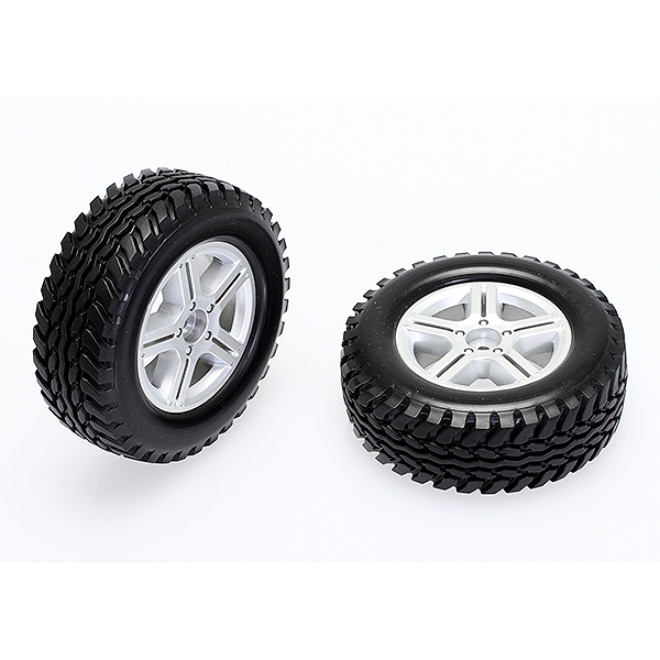 Cen Racing Scale Tires Set (pre Glued , 91x34x56mm Hard Compound)