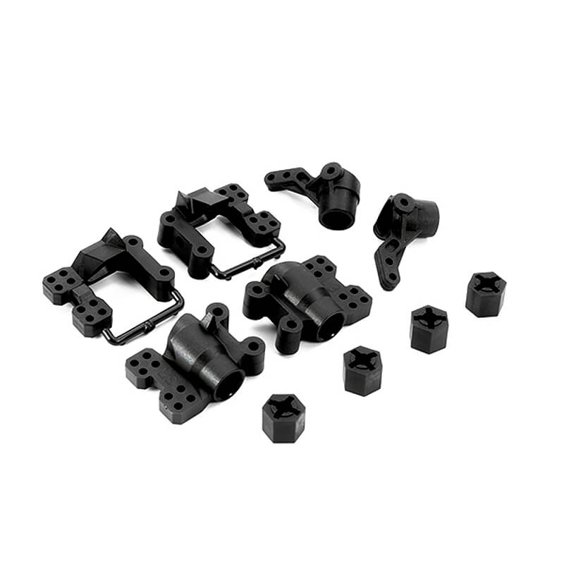 Cen Racing Hub Carriers & Spindle Set ( F/r, Wheel Hex, Servo Horn,