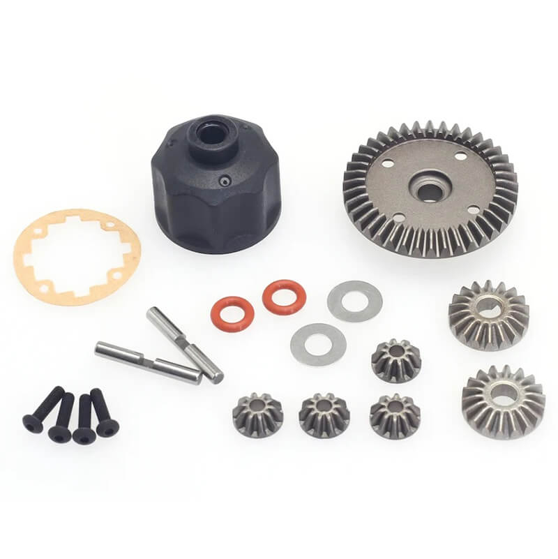 Cen Racing Differential Ring Gear Set (case, Pin, O-ring, Gasket)