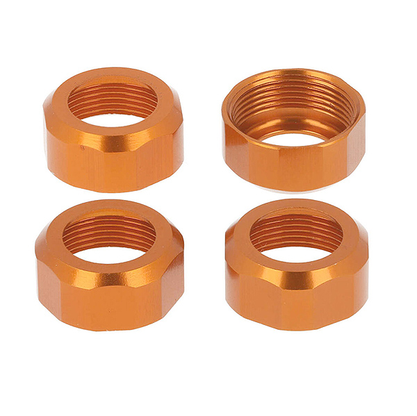 Cen Racing Shock Cap (orange Anodized) 4pcs
