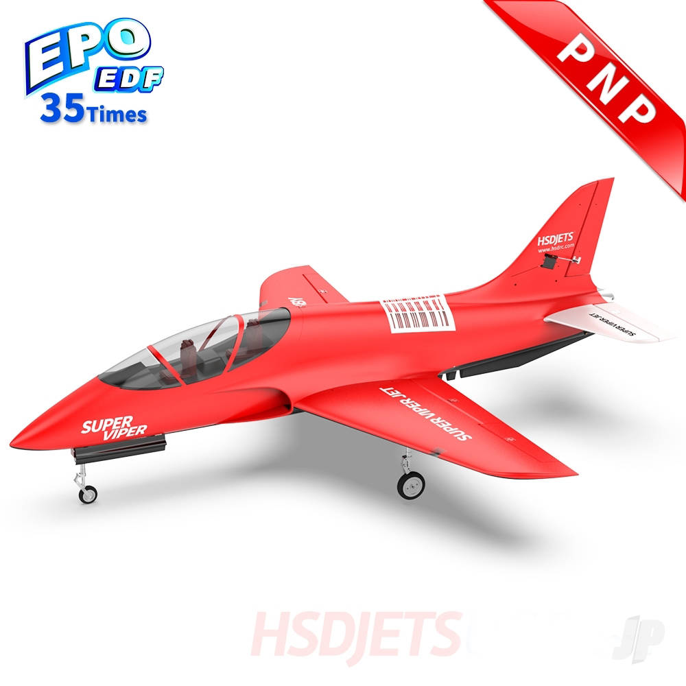 super-viper-105mm-edf-foam-jet-red-pnp-12s