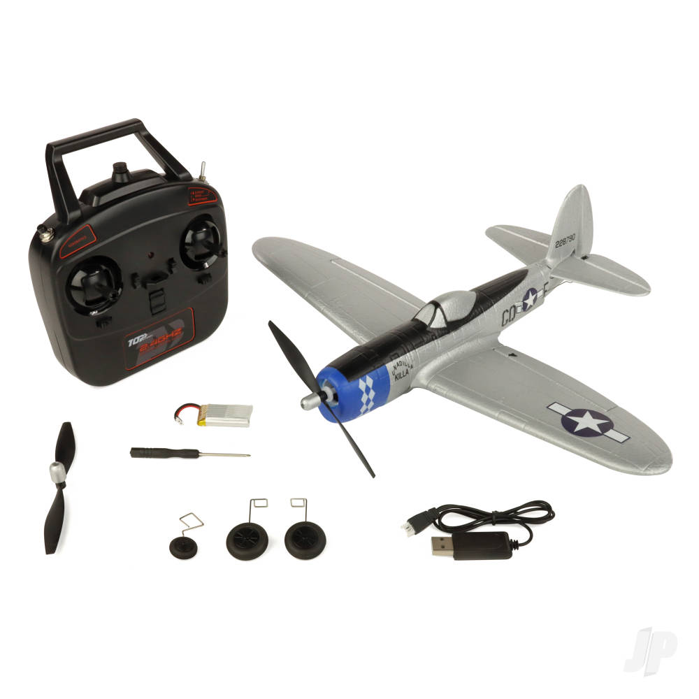 Top RC Mini P-47 RTF – Mode 2 (400mm)-2