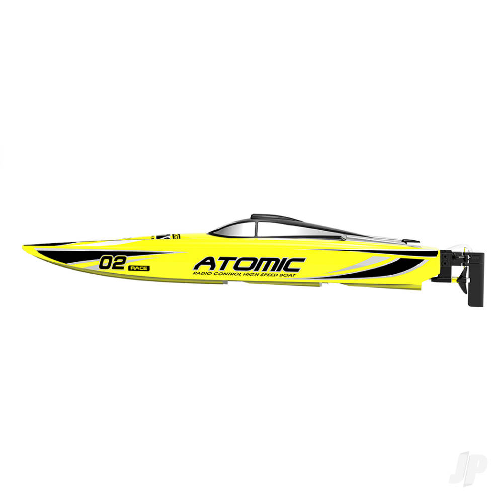 Volantex Atomic Cat 70 Brushless ARTR Racing Boat (Yellow)-2
