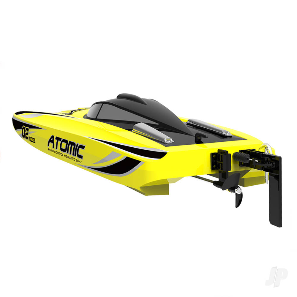 Volantex Atomic Cat 70 Brushless ARTR Racing Boat (Yellow)-3