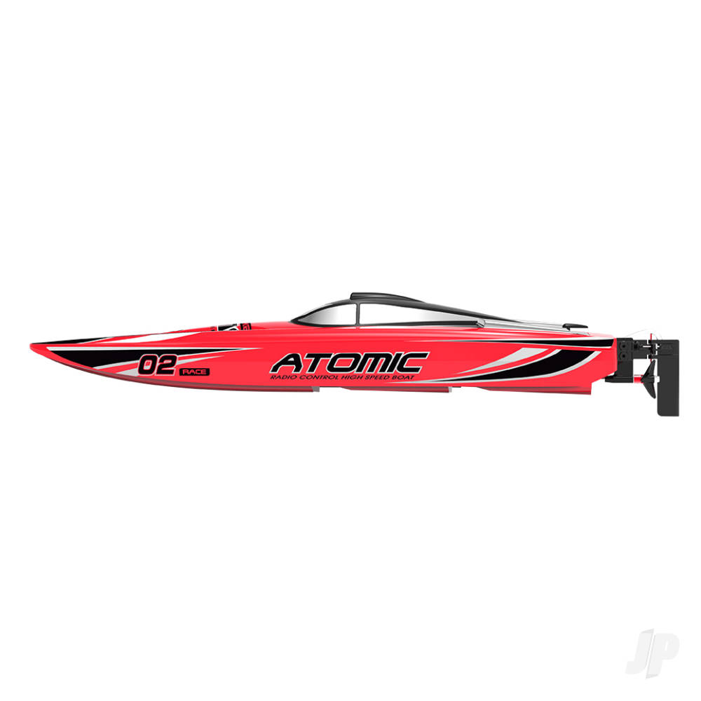 Volantex Atomic Cat 70 Brushless ARTR Racing Boat (Red)-2