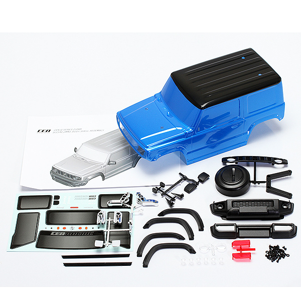 Cen Racing Suzuki Jimny Painted Body W/decal (210wb) Metallic Blue