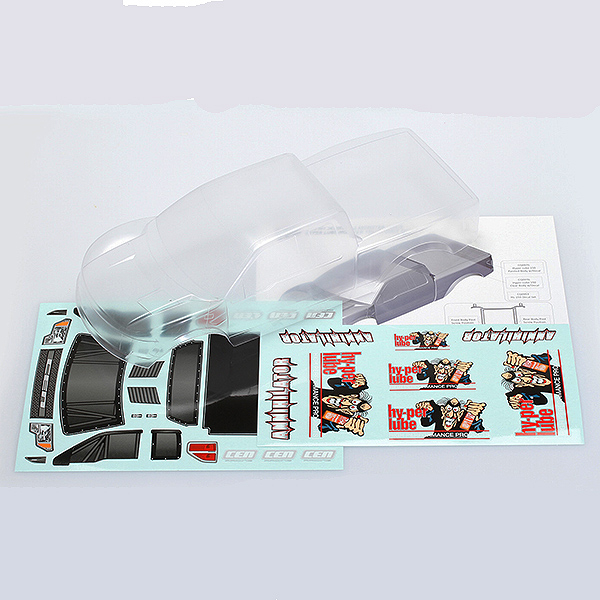 Cen Racing Hy-per Lube 150 Clear Body W/ Decal