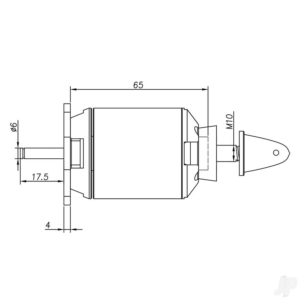 Radient Brushless Motor 5065 435KV (4-6S)-3