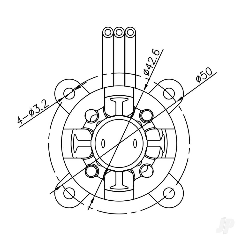 Radient Brushless Motor 4250 800KV (2-4S)-4