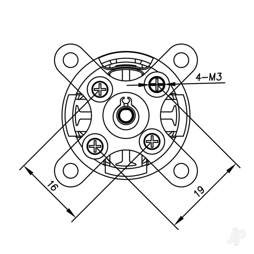 Radient Brushless Motor 2830 1000KV (2-3S)-5