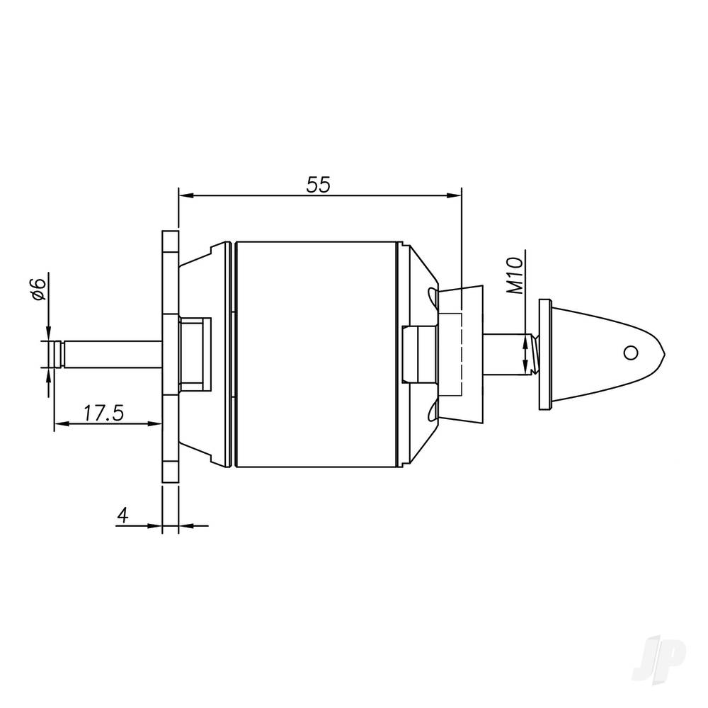 Radient Brushless Motor 5055 570KV (4-6S)-3