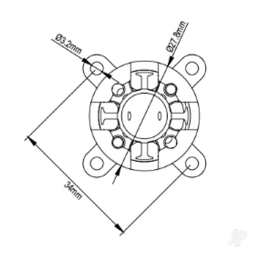 Radient Brushless Motor 2826 1300KV (2-3S)-4