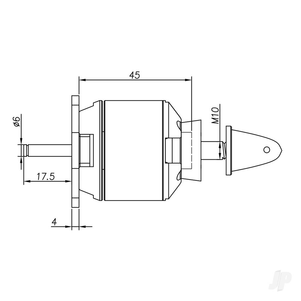Radient Brushless Motor 5045 720KV (3-5S)-3