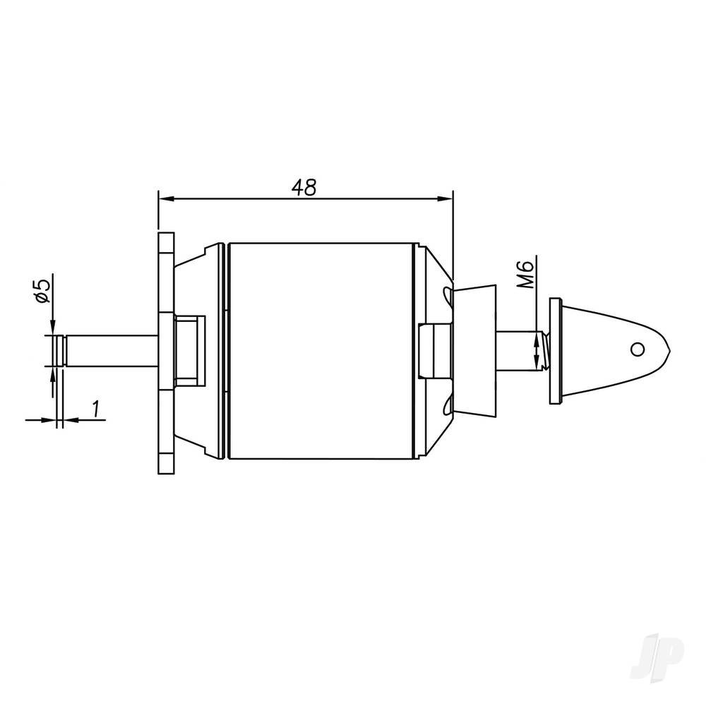 Radient Brushless Motor 3548 790KV (2-4S)-3